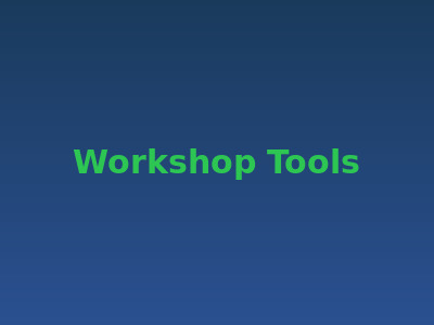 Tools & Workshop Equipment