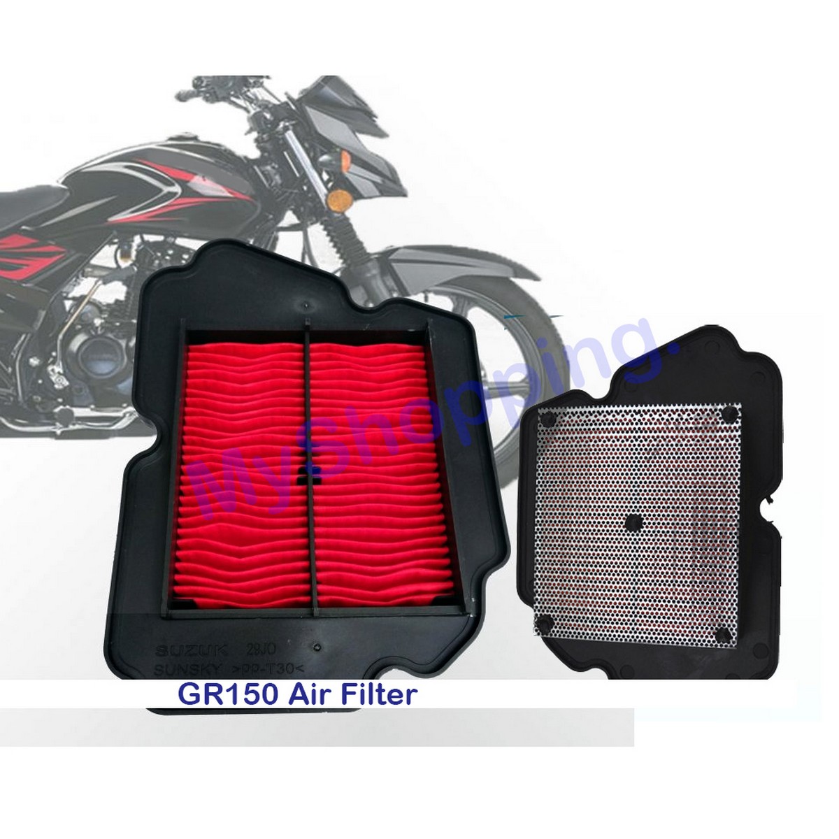 100% genuine original suzuki item Motorcycle Engine Parts Oil Grid Filters Air Filter Element For Suzuki GR150