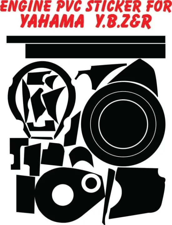 Yamaha Engine PVC Sticker