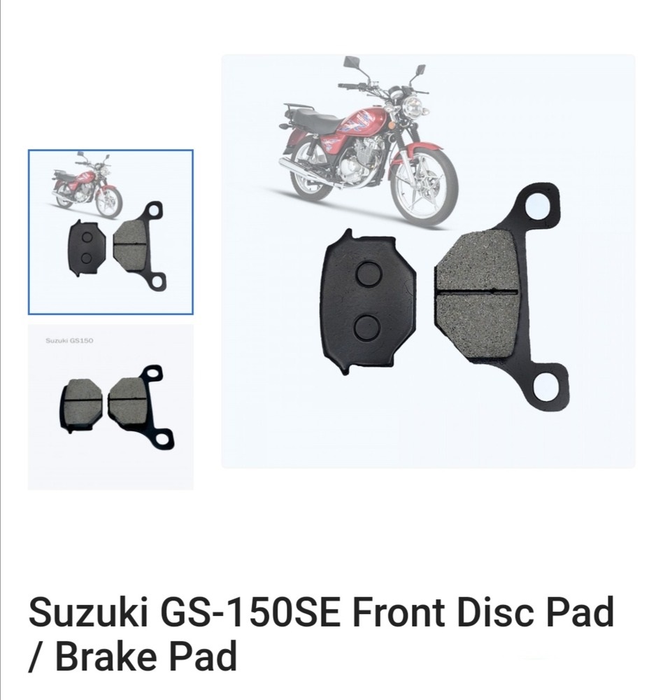 Suzuki Gs150se Front Disc Pad (Brake Pad) Long Lasting Quality