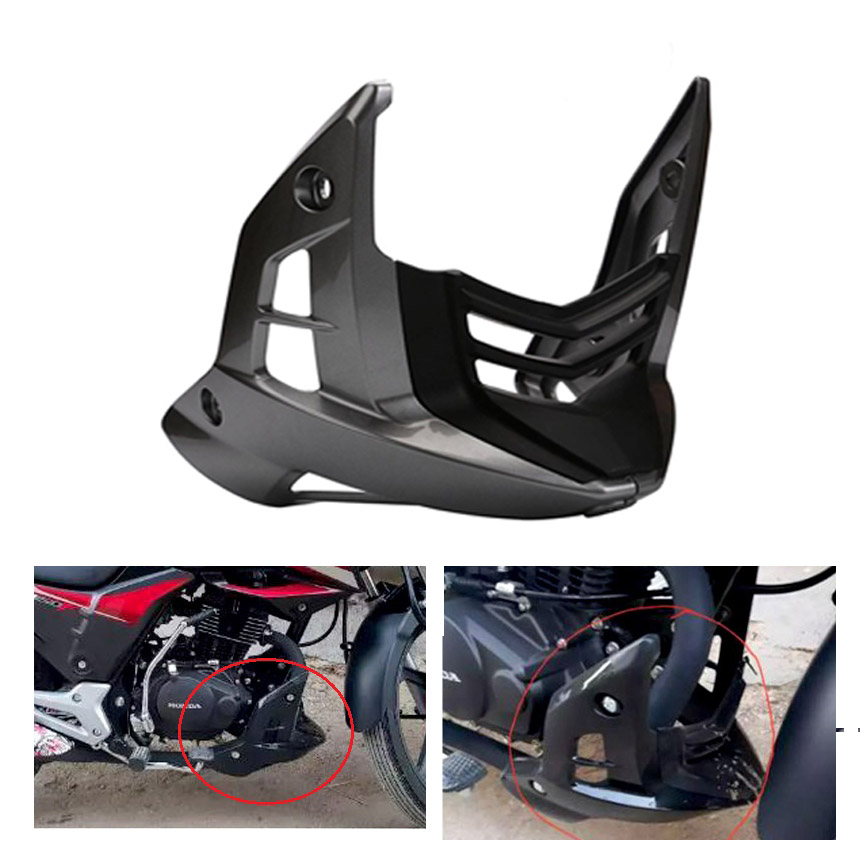 SPORTY ENGINE MUD COVER / ENGINE MUD GUARD FAIRING BLACK FOR HONDA CB150F