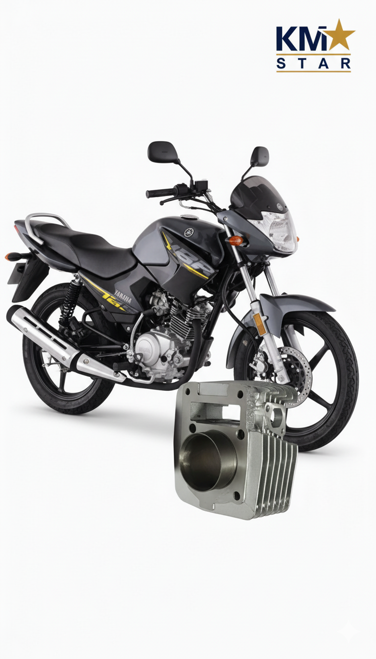 Yamaha YBR 125 Cylinder Block | Original Quality Motorcycle Engine Cylinder Replacement Part for YBR125 & YBR125G & YB125Z/DX