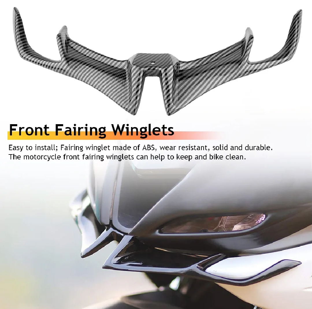 Motorcycle New Front Fairing Winglet Wing Cover Trim For YAMAHA YBR, 2020 2021 2022 2023 2024 Shark Fin Beak Moto Accessories