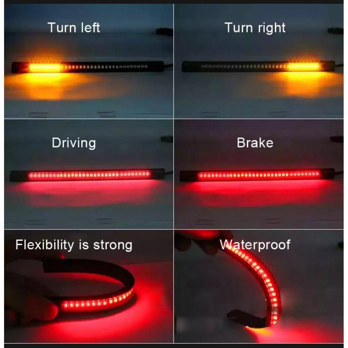 "Bike Safety Light – Rear Strip with Indicators" or  "Bicycle Accessory – Rear LED Strip Light with Turn Signals"  For accounting or budgeting purposes, you could also use:  "Transportat