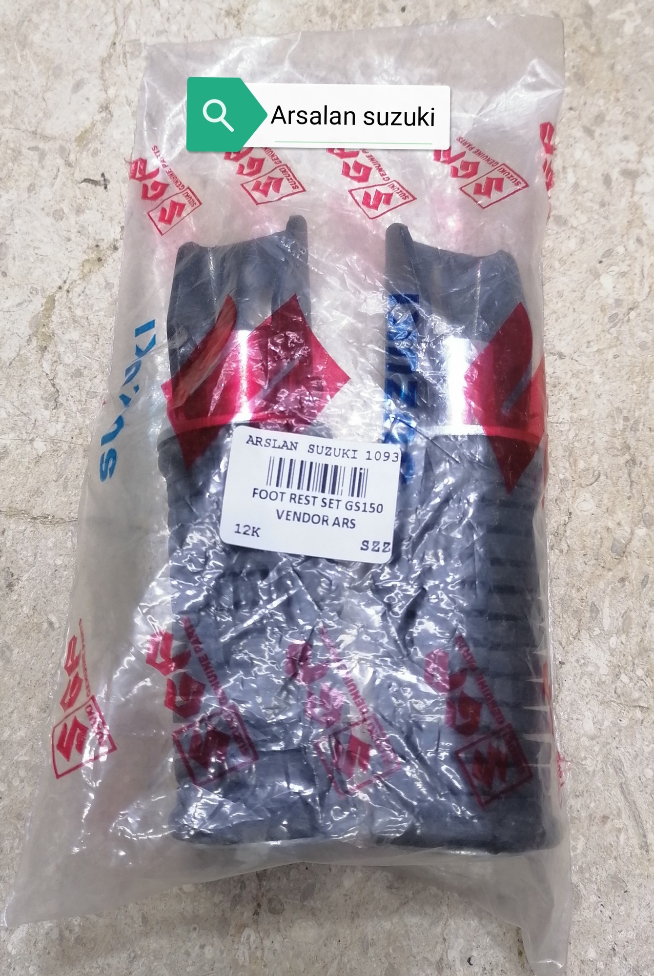 FOOTREST SET FOR GD110 SUZUKI BEST QUALITY PARTS