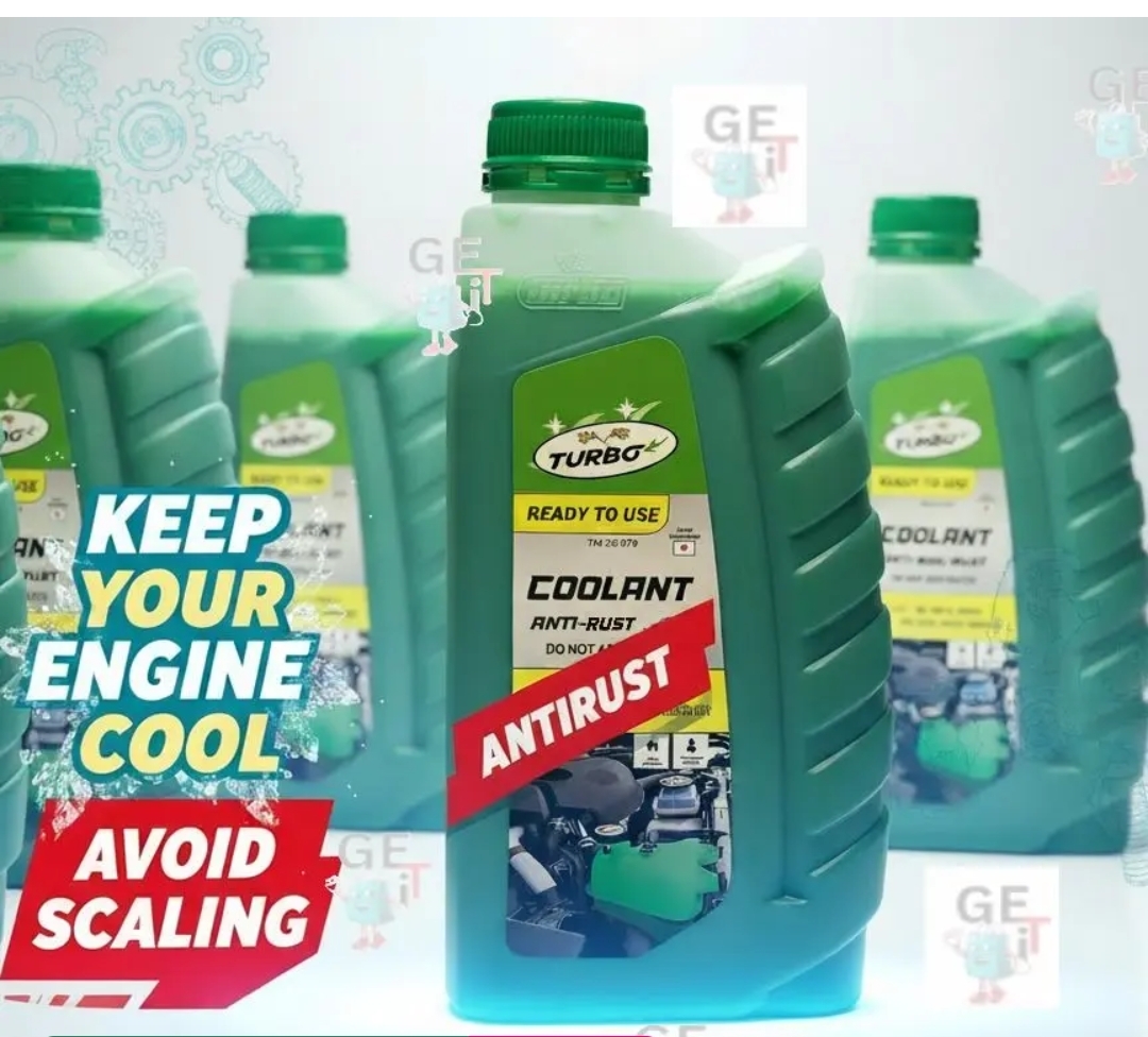 Anti-Rust Radiator Coolant 1 Liter for Car, Long-Life Engine Protector