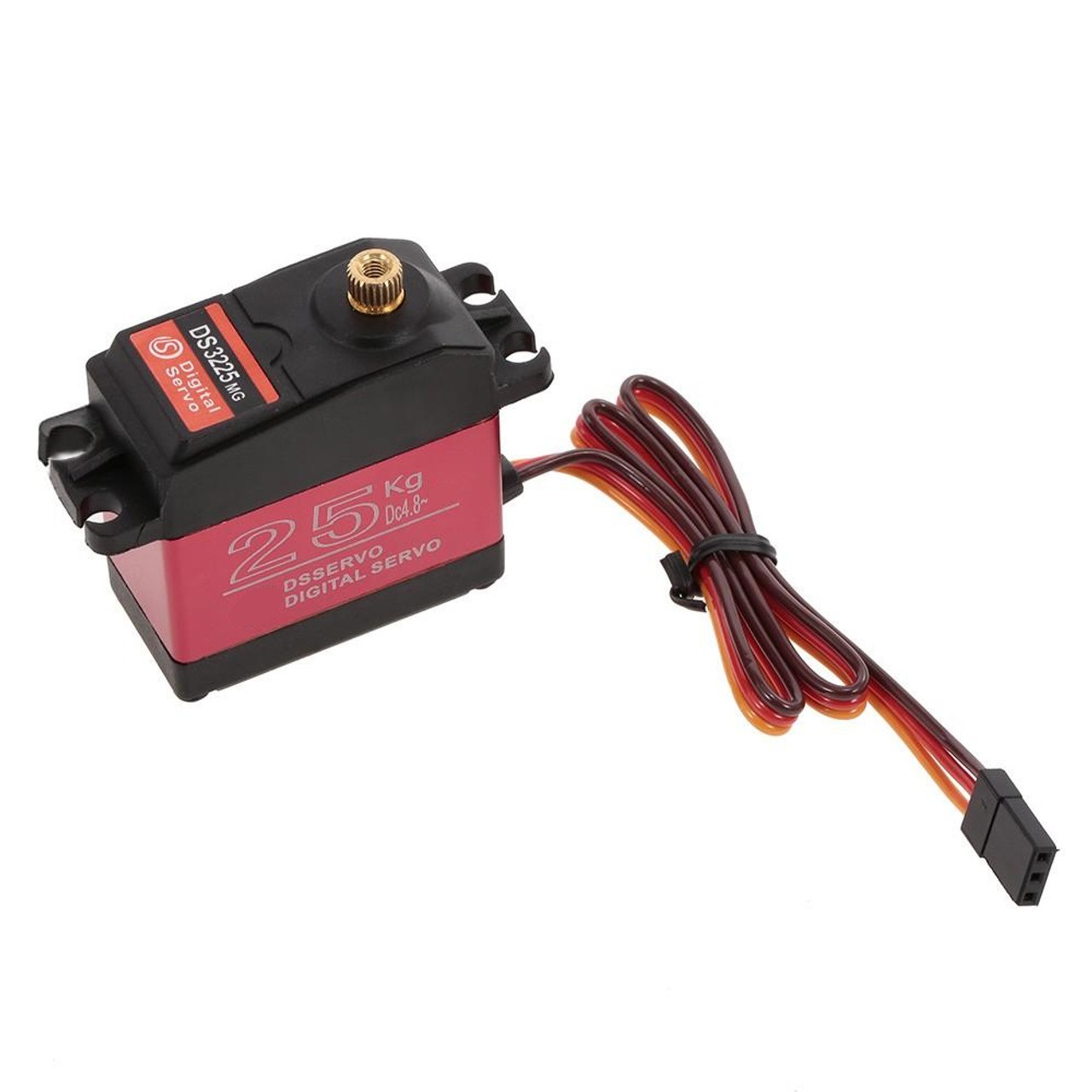 DS3225 25KG Metal Gear Waterproof Digital Servo HIGH TORQUE & SPEED 180 degree for 1/8 1/10 RC Car