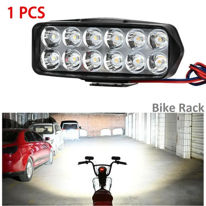 12 LED Motorcycle Headlight Fog Light Car Light Motorcycle Blinking Light Bike Light Night Light