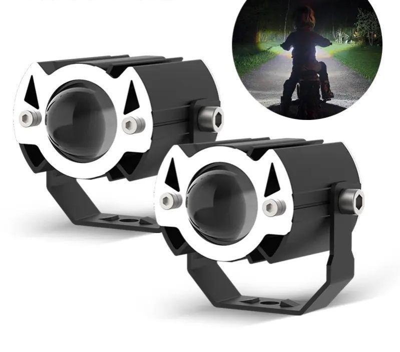 Shilan G-15 LED Car & Motorcycle (1pcs) Fog Driving Light 15W 1500Lm High Low Beam White Yellow Lighting Projector Lens Motorbike Auto Other Headlights