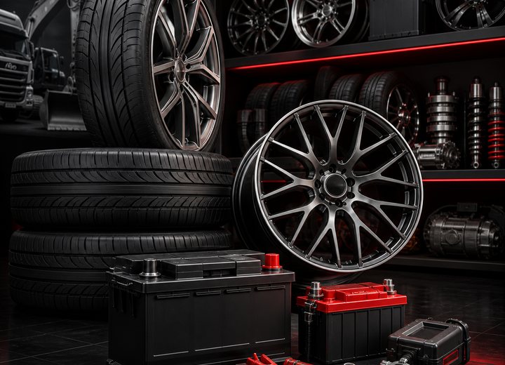 Tyres, Wheels & Batteries