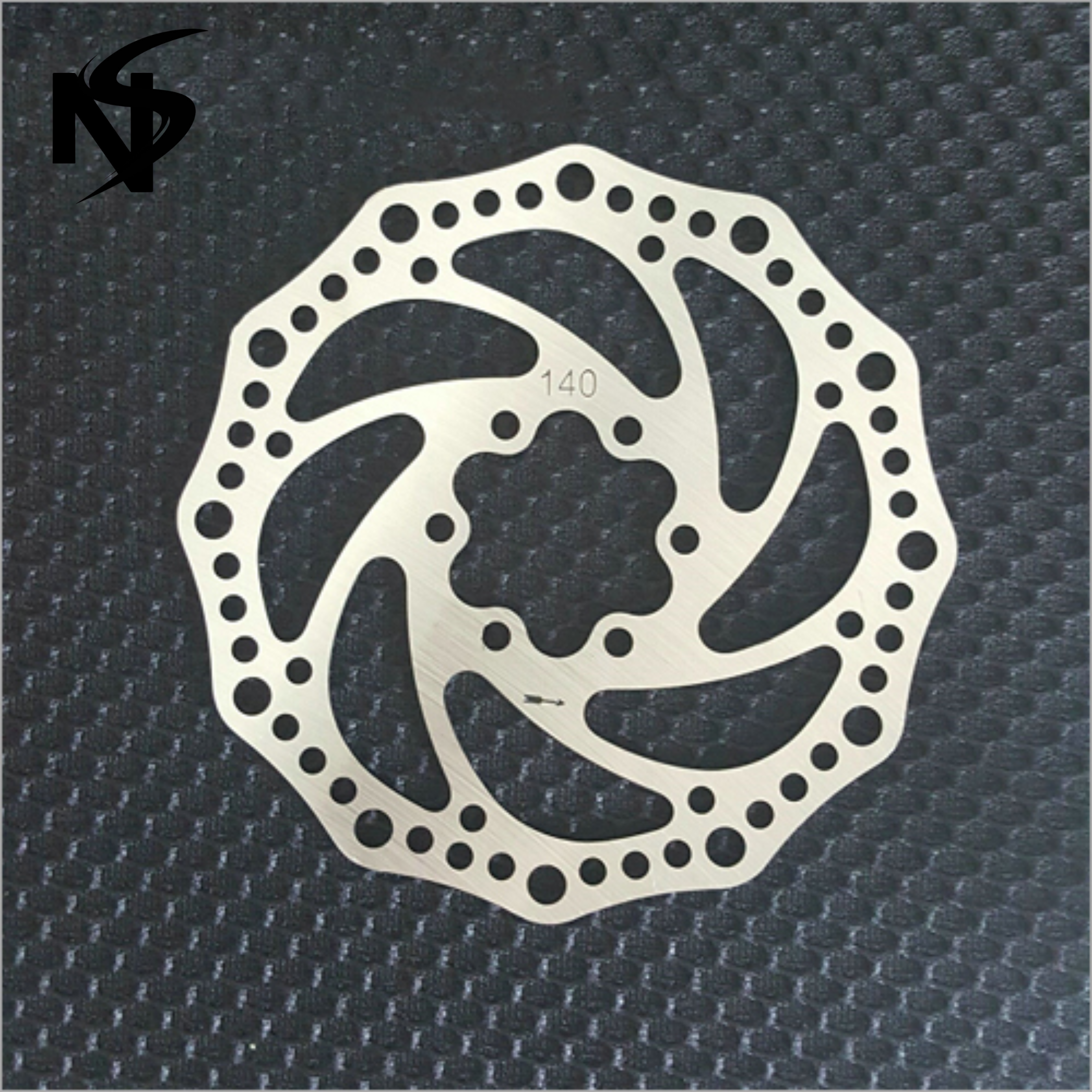 160mm Bike Disc Brake Rotor – Durable Stainless Steel 6-Bolt MTB & Road Bicycle Rotor with 6 Screws