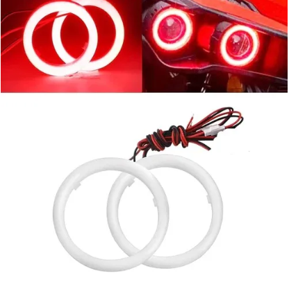 2pcs Universal Angel Eye Light For Car and Bike Headlight 70mm, 80mm, 90mm High Quality China Imported