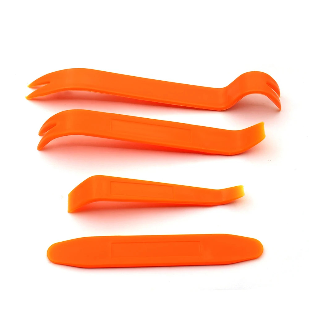 4Pcs Plastic Car Radio Door Clip Panel Trim Dash Audio Removal Pry Tool Repairing