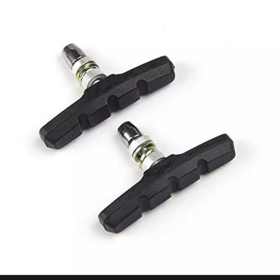 Bike Bits Bazaar cycle Brake shoe 1 pair of 70mm brake shoe of cycle / brake shoe of cycle / brake shoe for cycle / Duck brake shoe for cycle