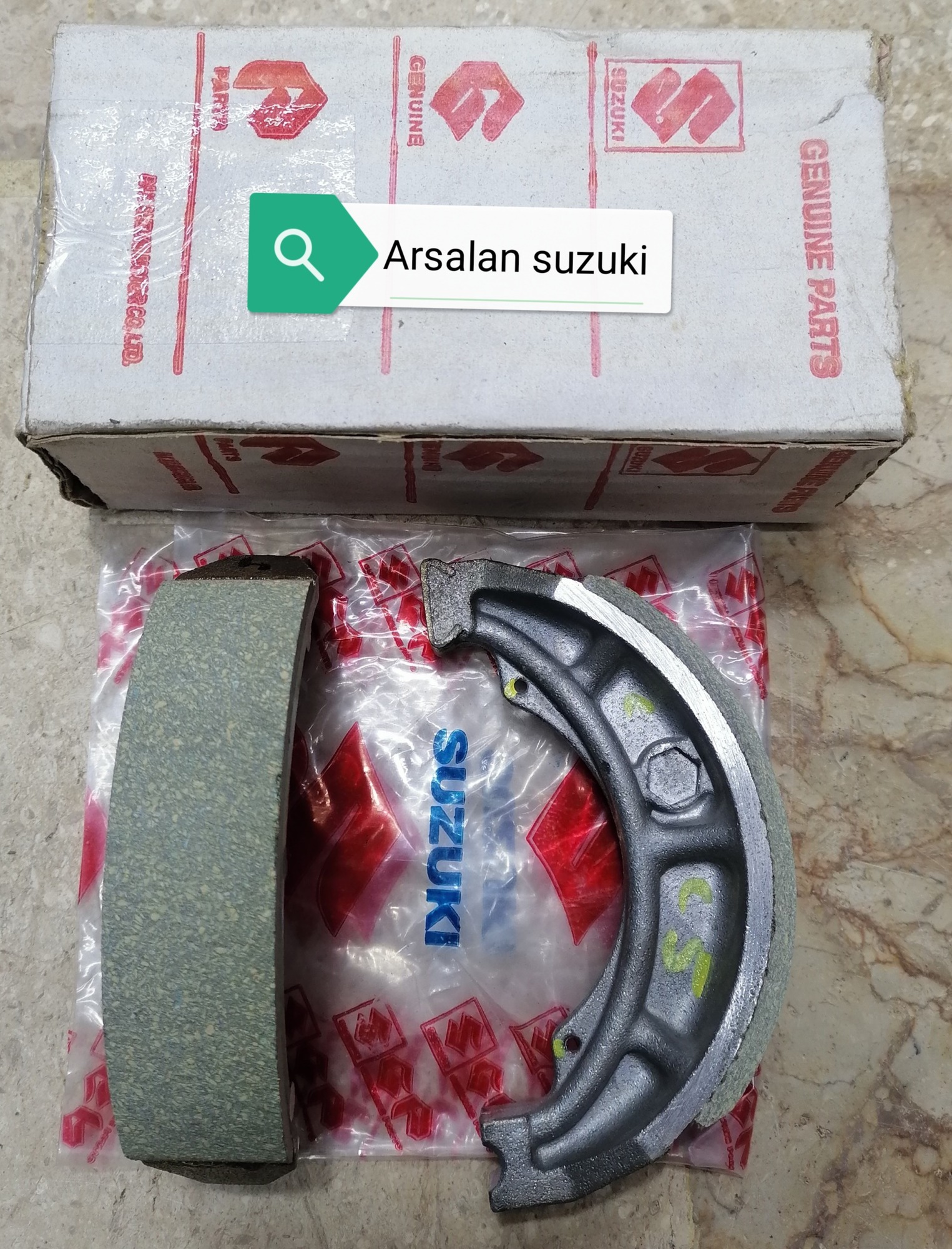 BRAKE SHOE GS150 SUZUKI 100% GENIUNE SUZUKI