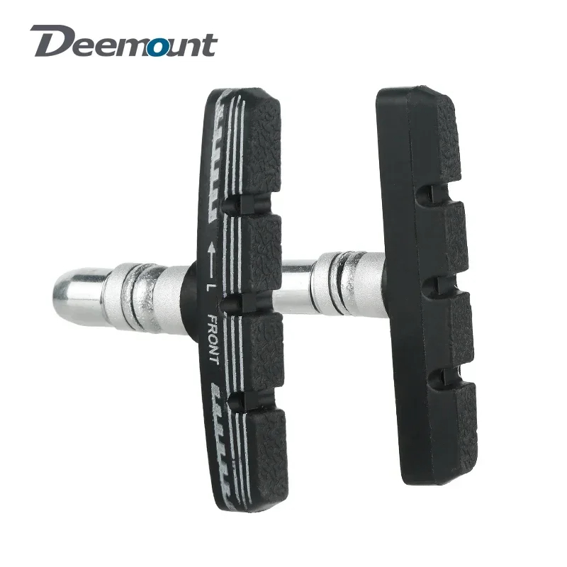 Deemount Quality V-Brake Pads MTB Mountain Bicycle Brake Shoes 70mm Threaded For Linear Pull Brakes All weathers Low Noise