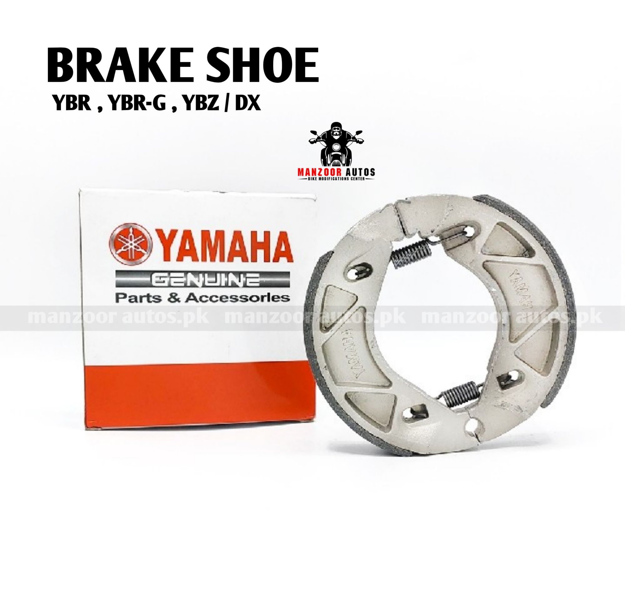 Imported Rear Brake Shoe ( Brake Leather ) For Yamaha YBR , YBR-G , YBZ / DX