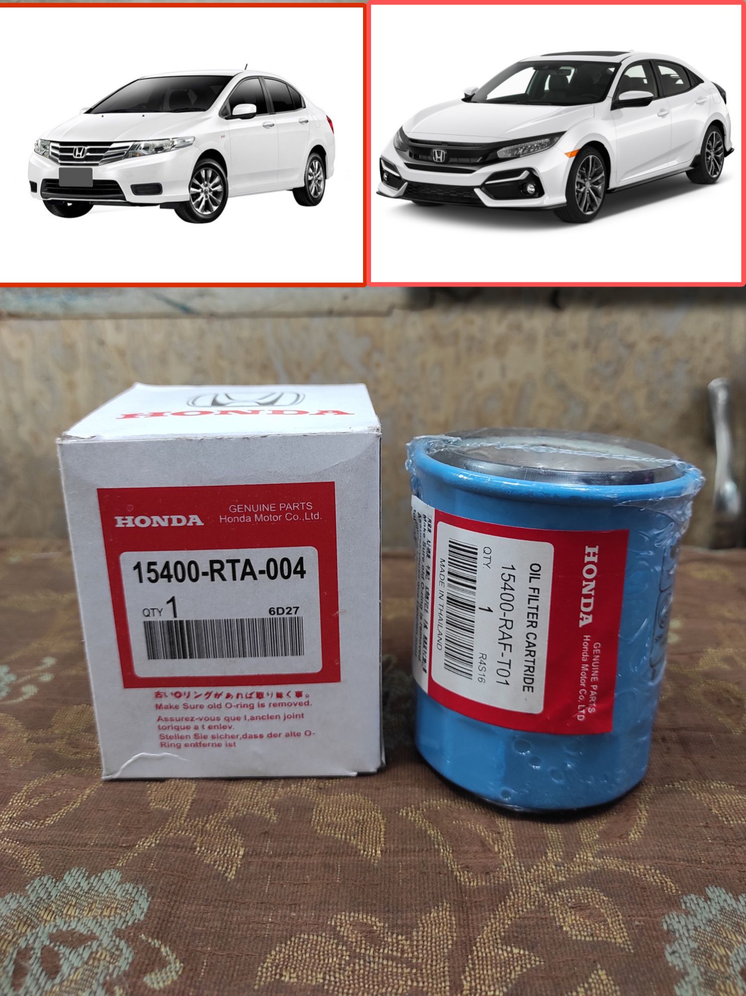 Oil Filter for Honda City , Civic ، BRV ,FREED, etc
