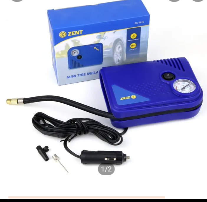 Professional Double Function 12 Volt Portable Electric Car Air Pump Car Air Compressor Car Tire Air Inflator Deflator Car Tire pump Air