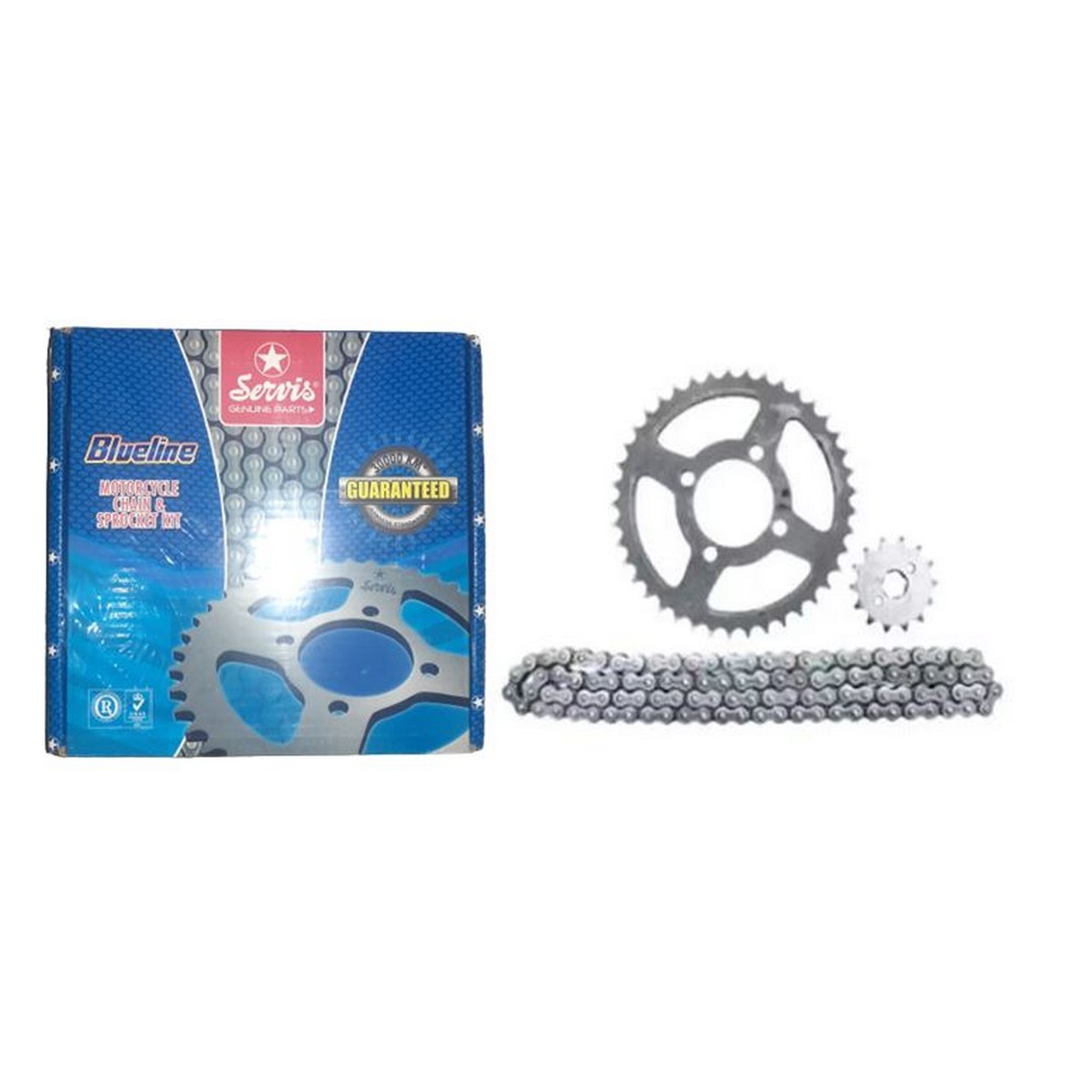 Service chain sprocket set cd 70 for all bikes