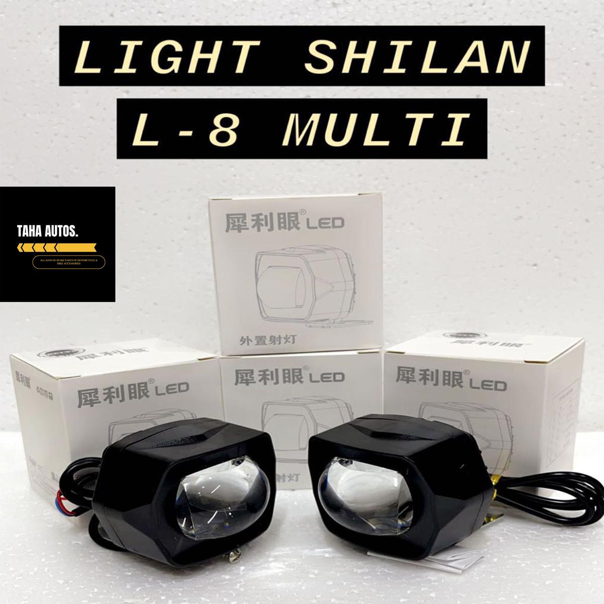 Shilan LED Car & Motorcycle (1pcs) Fog Driving Lights 13W 1300Lm High Low Beam White Yellow Lighting Projector Lens Motorbike Auto Other Headlights