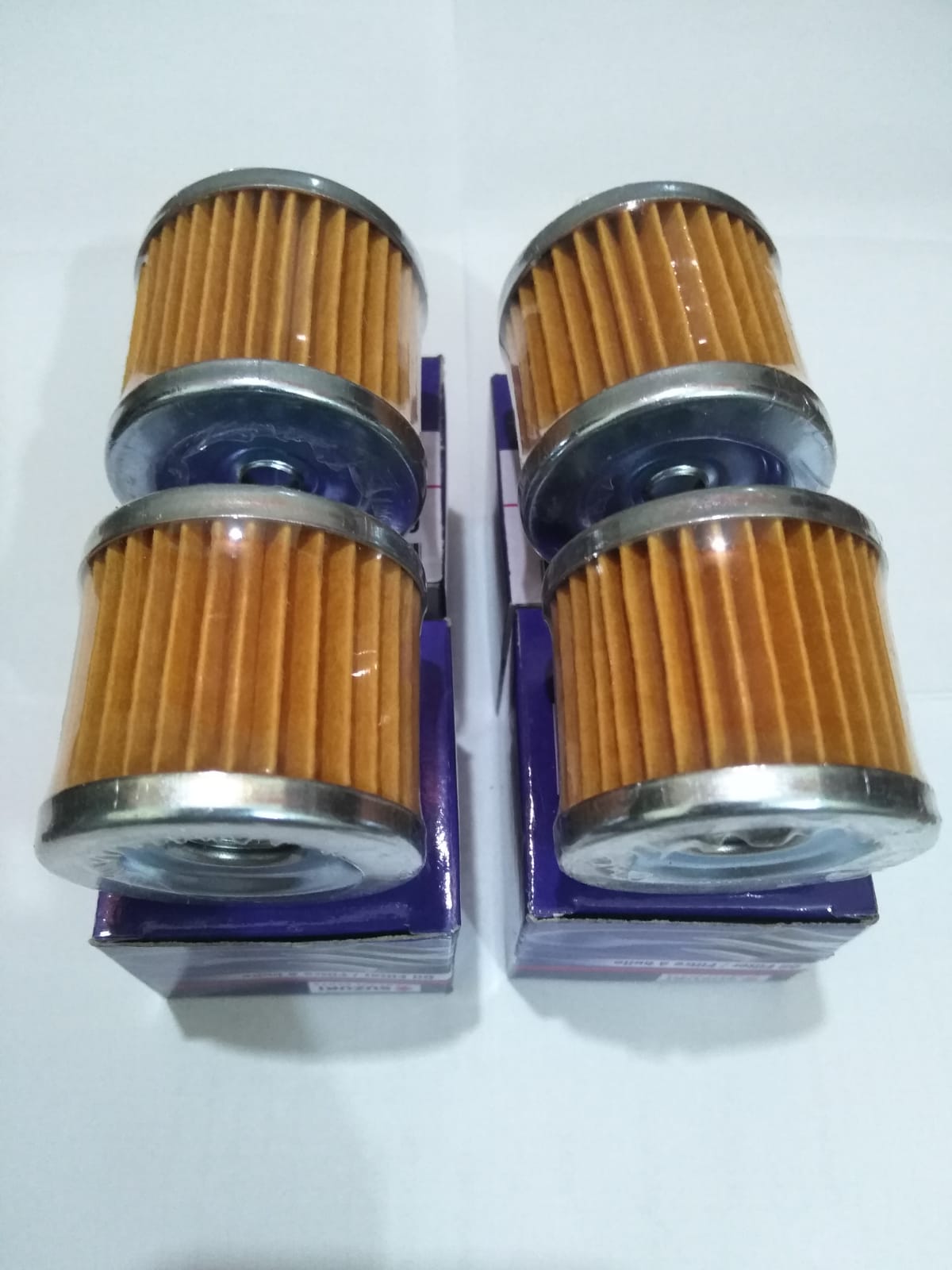 Suzuki GD 110 & GS 150 - GR-150 motor bike Oil Filter ( Indonesia ) 4 Pcs / Imported Indonesia oil Filter for Suzuki 150-110 Bike Genuine Quality Pack of 4 pcs