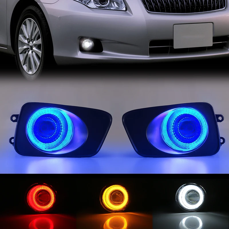 Led Fog Light for Toyota Corolla AXIO 2011 FIELDER 2007 DRL Daylight Daytime Running Lamps Wires Switch Relay White Yellow