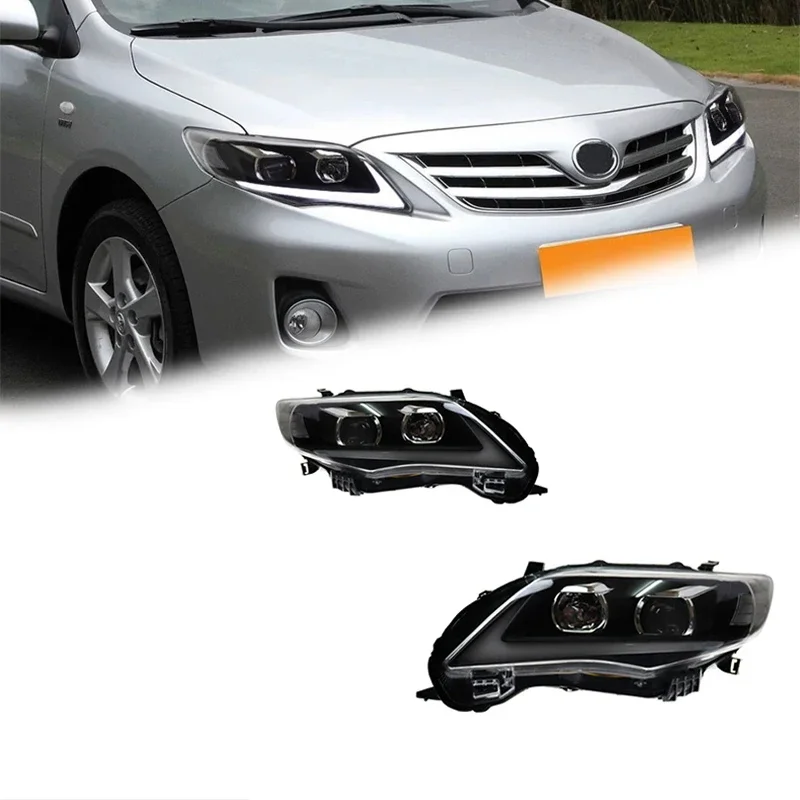 FT Car Lights For Toyota Corolla LED Headlights 2011-2013 LED Projetor Headlamp Daytime Running Light Automotive Accessories