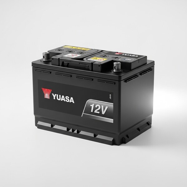 Yuasa 12V 55Ah Car Battery — Maintenance Free